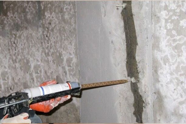 PU/ Cement injection grouting work