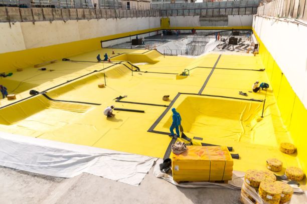 Shelf Adhesive Waterproofing work